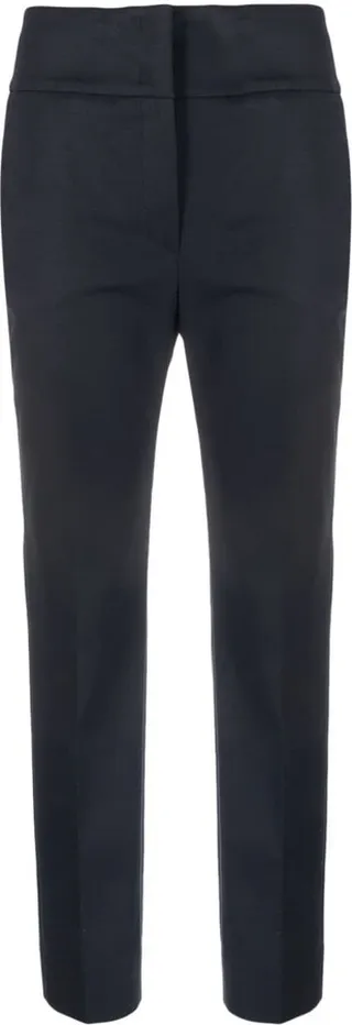 Cropped Slim-Fit Trousers