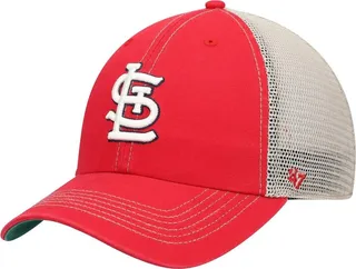 Men's '47 Red St. Louis Cardinals Trawler Clean Up Trucker Snapback Hat