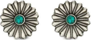 Interlocking-G flower cufflinks