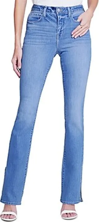 L'Agence Abilene High Rise Baby Bootcut Jeans in Alamo