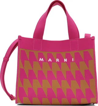 Marni Pink Small Shopping Tote