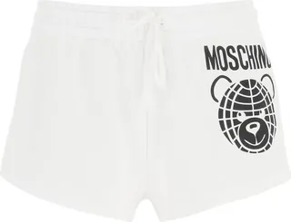 Moschino Logo Printed Drawstring Shorts