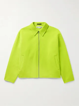 Doverio Double-Faced Wool Blouson Jacket