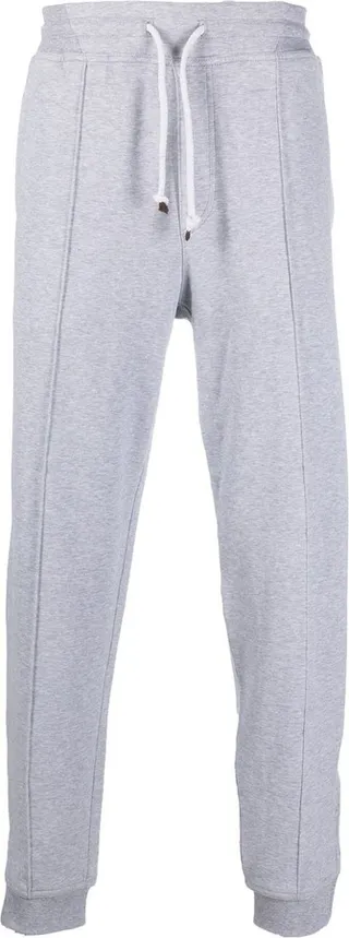 Tapered-Leg Drawstring Trousers