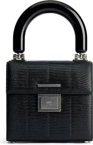 Textured Leather Shoulder Bag
