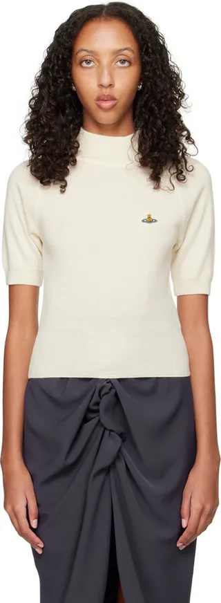 Vivienne Westwood Off-White Bea Turtleneck