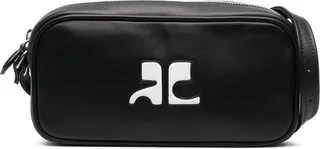 COURRÈGES- Baguette Leather Shoulder Bag