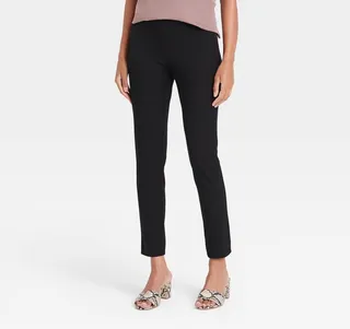 Women's High-Rise Skinny Ankle Pants - A New Day™ Black 14