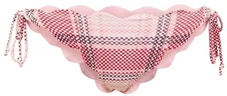 Mott checked reversible bikini bottoms