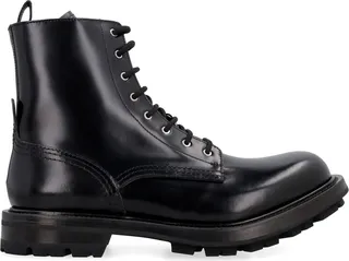 Wander Leather Combat Boots