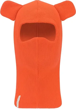 Ribbed-Knit Cotton Balaclava