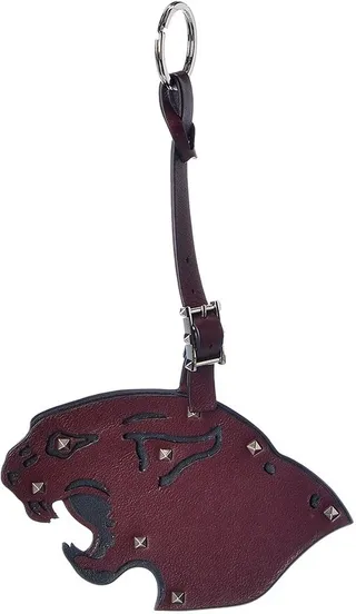 Valentino Panther Leather Bag Charm