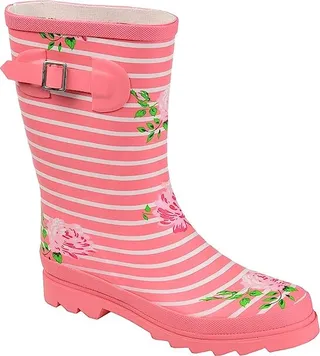 Journee Collection Seattle Rain Boot (Pink) Women's Shoes