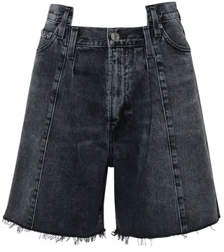 AGOLDE Distressed Knee-Length Shorts