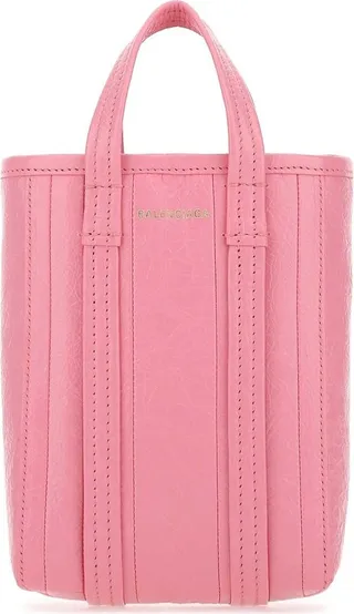 Balenciaga Barbes Striped Phone Holder