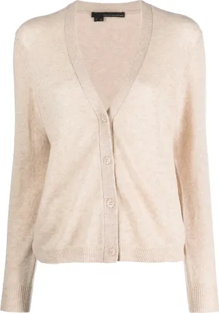 V-neck cashmere cardigan