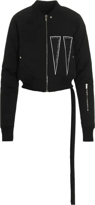 Cropped Bomber Jacket