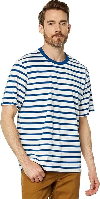 Madewell Relaxed Allday Tee Stripe (Boating Stripe North) Men's Clothing