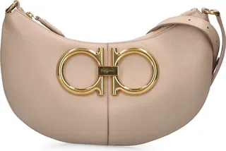 Maxi Gancio leather shoulder bag