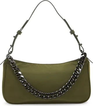 Manon Nylon Baguette Shoulder Bag
