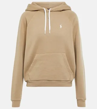 Cotton-blend hoodie