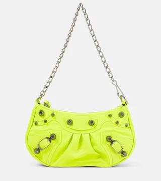 Le Cagole Mini leather shoulder bag