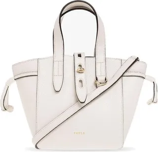 Furla Net Logo Printed Mini Tote Bag