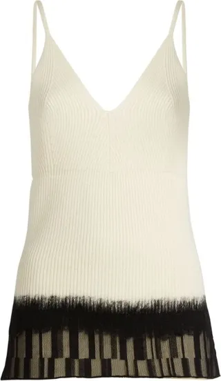 Joseph Knitted Lace-Detail Cami Top