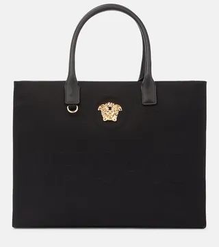 La Medusa cotton canvas tote bag