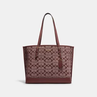 Mollie Tote In Signature Chambray