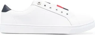 Stripe-Trim Slip-On Sneakers
