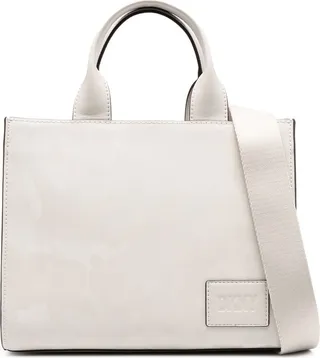 Camouflage-Print Leather Tote Bag
