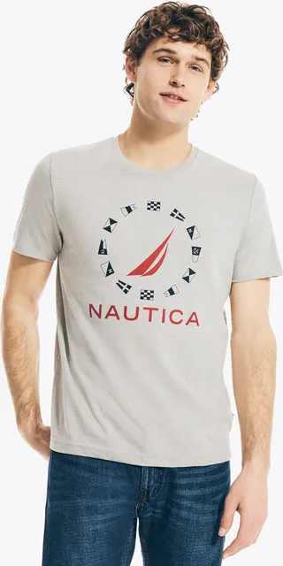 Sustainably Crafted Flag Graphic T-Shirt