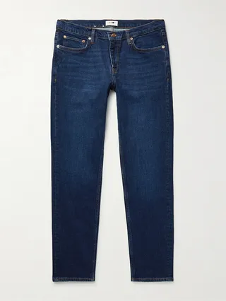Slater 1838 Slim-Fit Tapered Distressed Jeans
