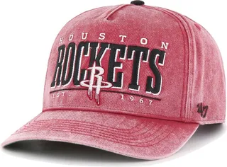 Men's '47 Brand Red Houston Rockets Fontana Hitch Snapback Hat
