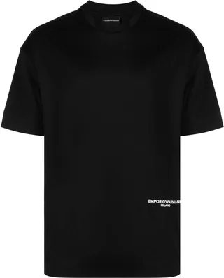 logo-print cotton T-shirt