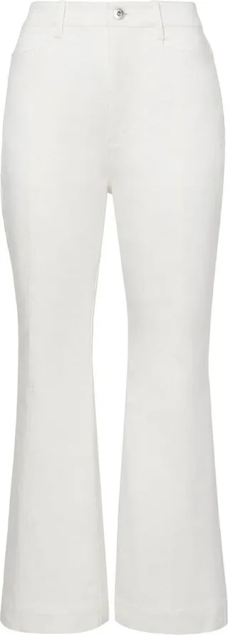 Twill Cropped Trousers