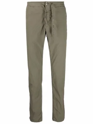 Straight-Leg Drawstring Chinos