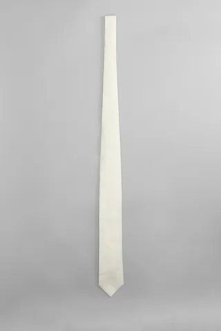 Tie In White Polyester