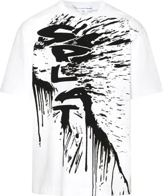 Comme des Garçons Shirt Graphic Printed Crewneck T-Shirt