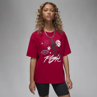 Women's Jordan Boxy T-Shirt in Red