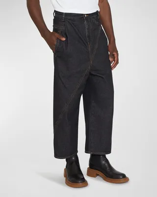 Men's Puzzle Straight-Leg Jeans