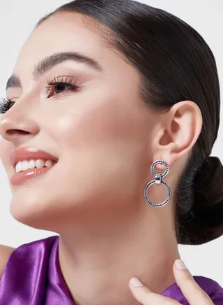 Hollow Drop Earring