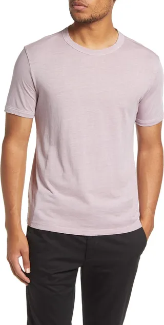 Pigment Dyed Slub Lyocell Blend T-Shirt