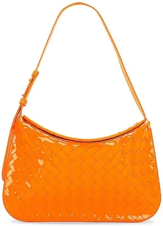 Bottega Veneta Small Metal Loops Bag in Tangerine