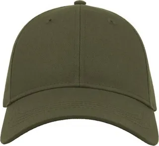 Atlantis Unisex Adult Curved Twill Baseball Cap - Olive