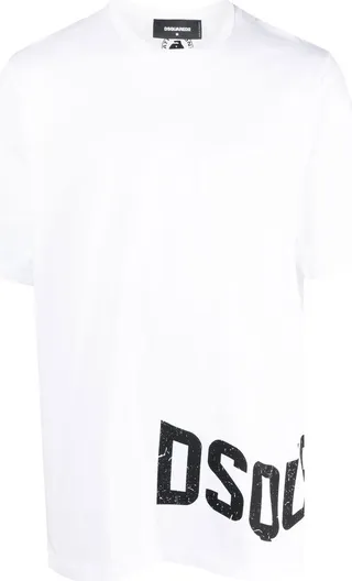 logo print cotton T-shirt