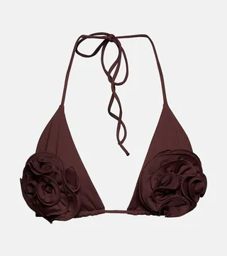 Applique bikini top