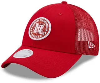 Women's New Era Scarlet Nebraska Huskers Sparkle 9FORTY Snapback Hat