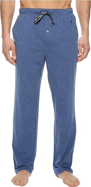 Nautica Knit Sleep Pants (Blue Indigo Heather) Men's Pajama